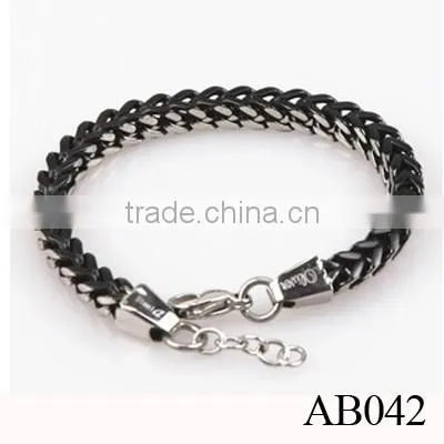 Stainless Steel Chain Charm Bracelet Leather Bracelet For Women/925 Silver Bracelet