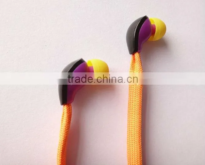 Fashion shoelace earphone with great sound PS-I089
