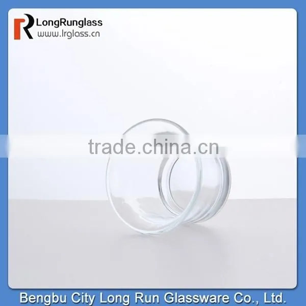 LongRun hot sale mini round glass candlestick