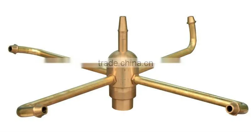 Outdoor rotating fountain nozzle