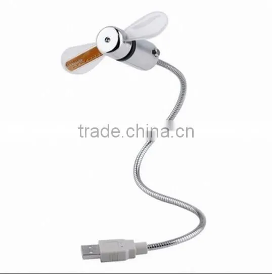 USB LED Clock Fan / Fan Clock with LED Light / led message usb fan