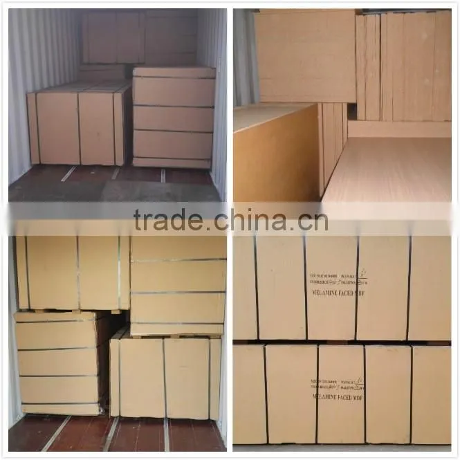 Gooadquality Melamine mdf for furniture and decoration