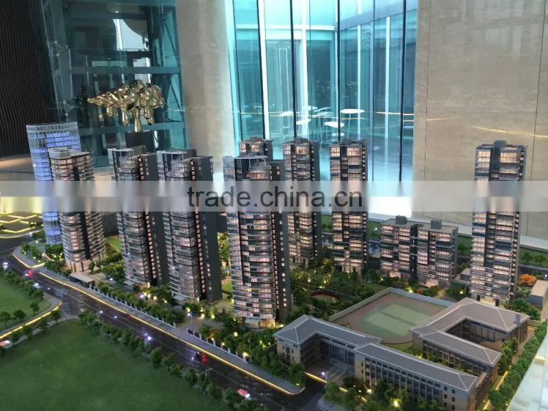 Sand table architectural miniature model maker/building scale model making