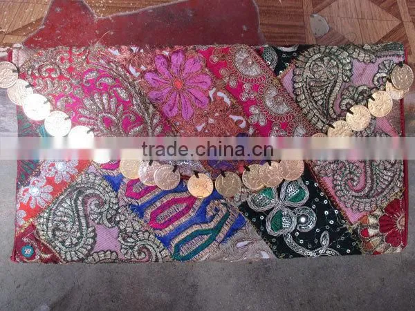New Desing 2015 Indian Banjara Coin Clutch Bag/Vintage Banjara Bag tribal Emdroidered Hand Bag