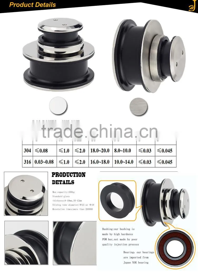 Alibaba Supplier owns a number of patents Sliding Shower Door Bathroom Roller