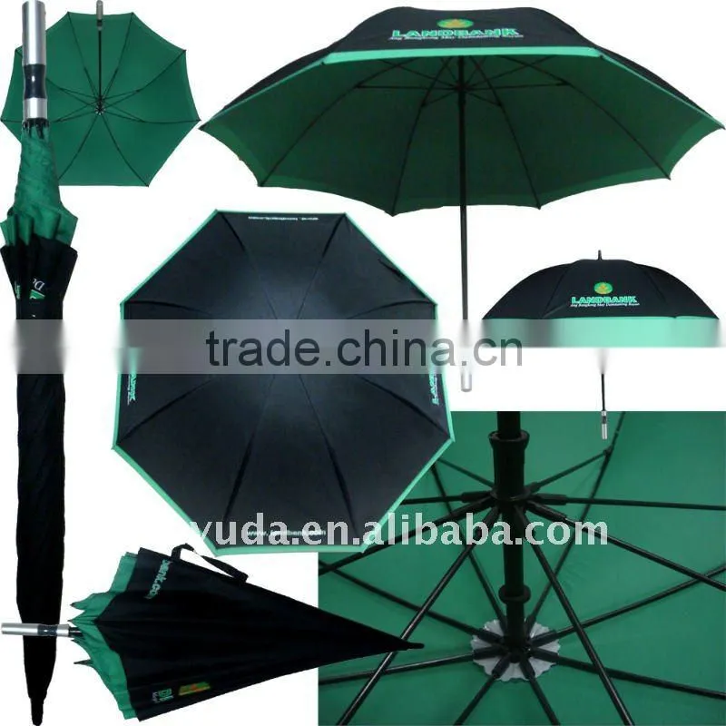 28inch cheap solid strong windproof golf wholesale umbrella