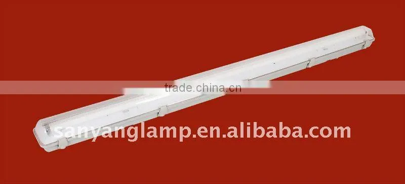Ip65 waterproof fluorescent fitting 2x18