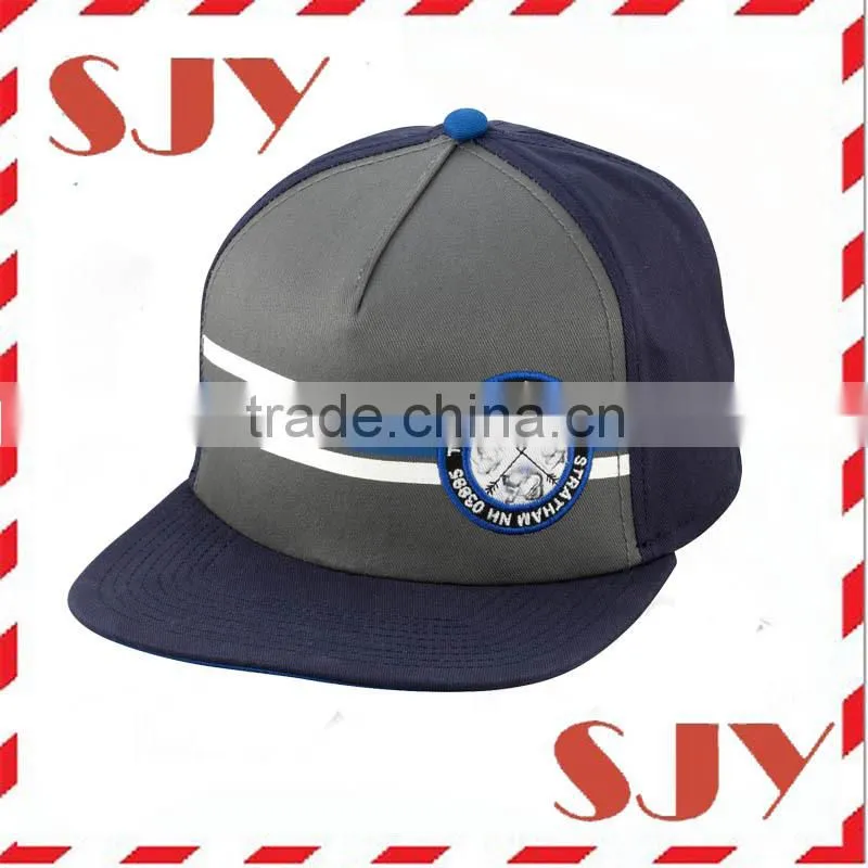 2015 new arrival custom snapback korean baseball short brim hat