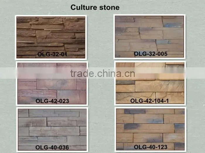 artificial stone decoration wall cadding natural look