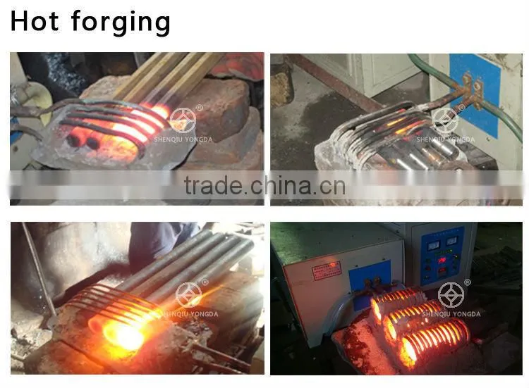 High frequency metal bar induction heating machine:forging/quenching