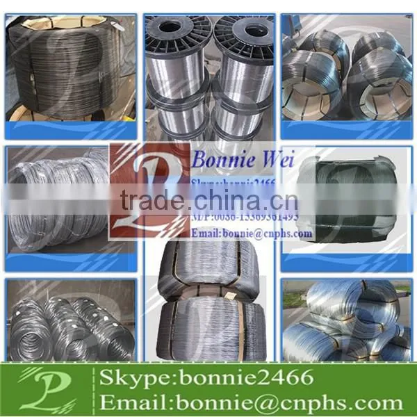 Hot dip galvanized high spring steel wire