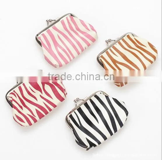 2014 Hot Selling Leoaprd Print Cheap Clip Coin Purse ZTCO-0003