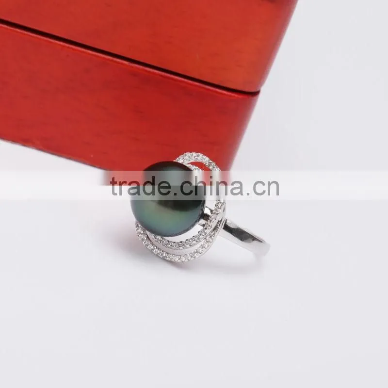 Wholesale Cheap Promotional pearl rings zircon for women