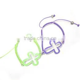 Cross Bracelet,knitting bracelet,religious bracelet
