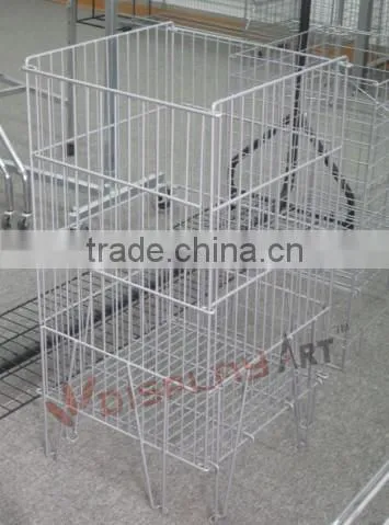 Customized Metal Wire Dump Bins