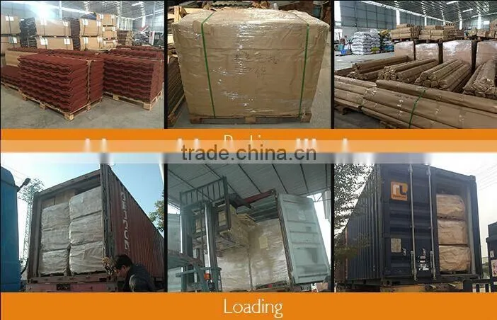 Dongyue Brand zinc and aluminum steel stone coated metal roofing tiles ,roof tile