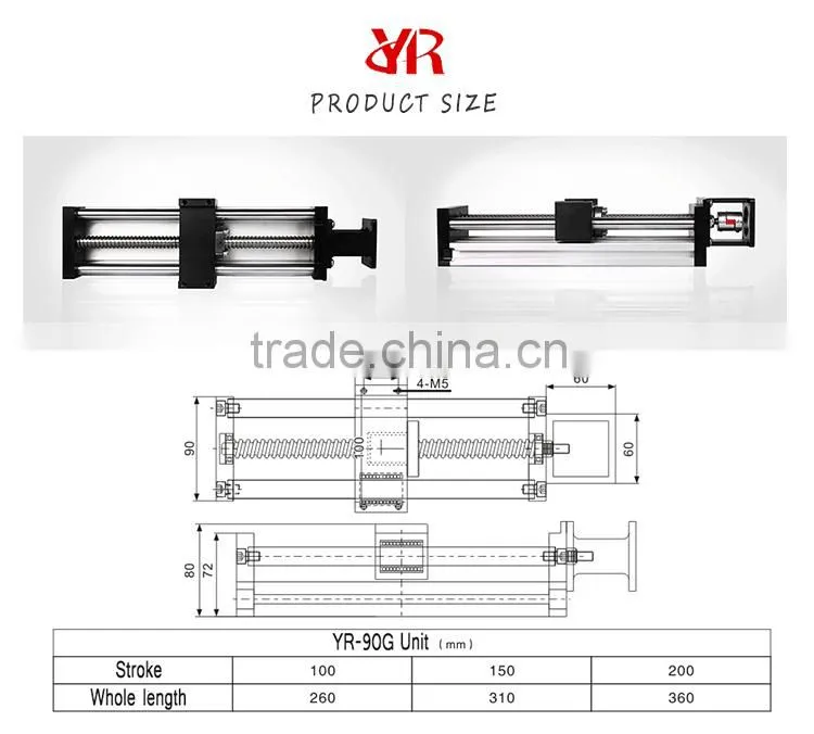 Linear guide Z-axis CNC THK90