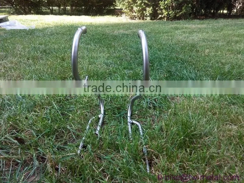 Customized titan bike front rack ti 25kg bicycle luggage carrier with sand blasting cheap titan bicycle front rack &bag holder