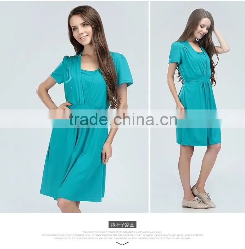 New Fashion Striped Nursing dress for Maternity Summer