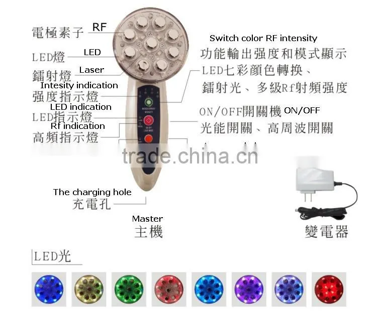 Firming skin time master beauty equipment with Laser+LED Bio-Light -A280A
