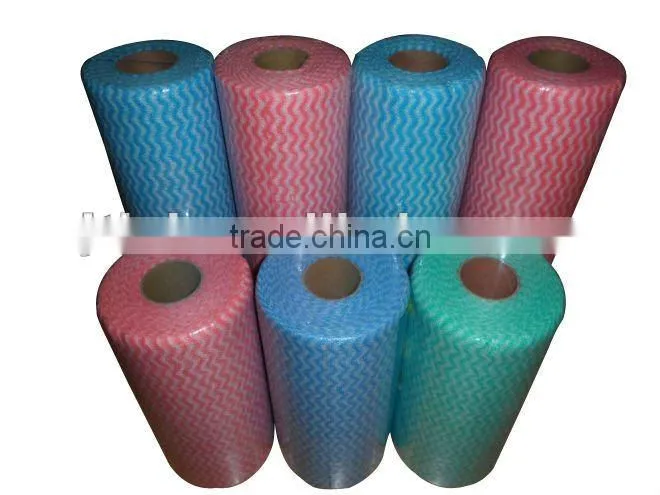 Oil absorbent car wash Cross lapping Single Pack Wet Wipes Cleaning Wipes Nonwoven Fabric