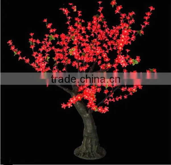 New 2016 holiday light flowers artificial trees in garden