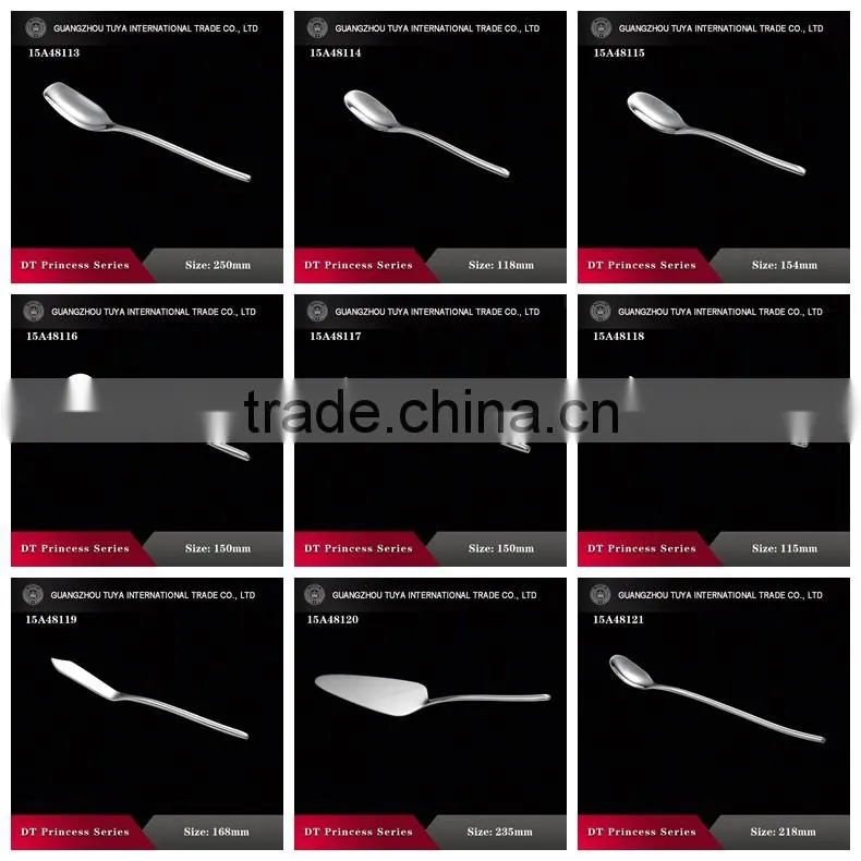 Free samples hotel stainless steel kitchen cutlery