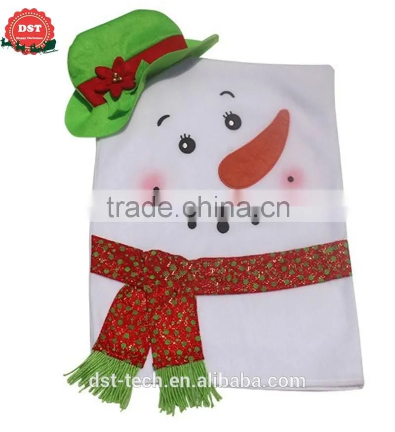 Christmas Santa snowman chair cover