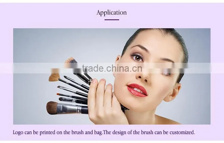 10pcs pink oval multi-purpose full usage use makeup brush ruber handle toothbrush set