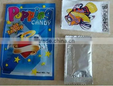 2014 newest popping candy with sticker