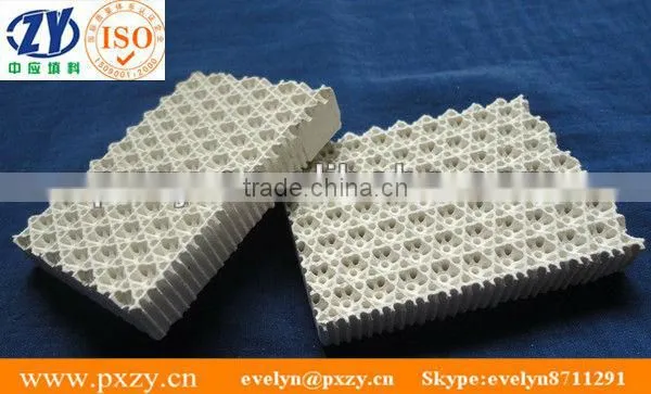 Infrared cordierite honeycomb ceramic plate for BBQ
