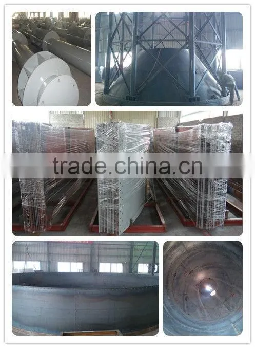 50-2000ton bolted cement silo site installation scene