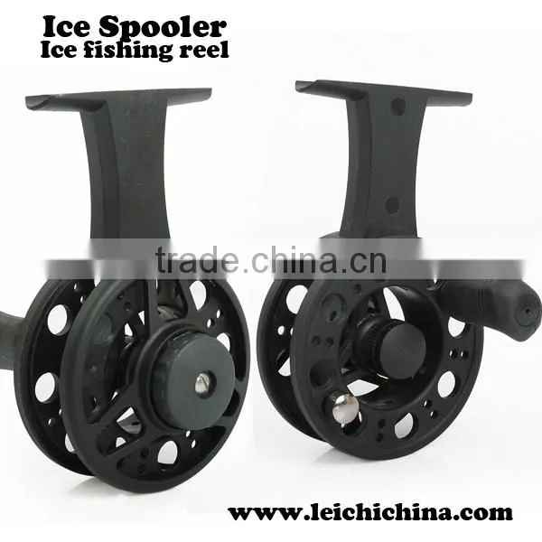 Low price wholesale soft touch knob ice fishing reel
