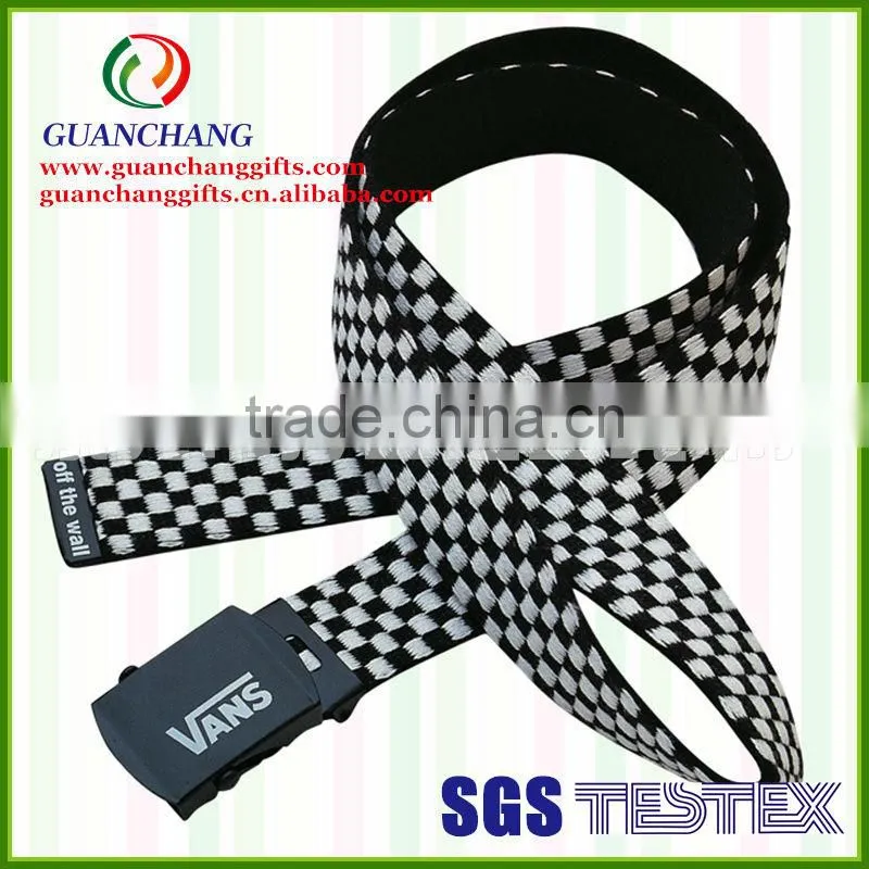 2013 China supply fashion Promotional gifts high quality woven belt customized silk screen printing waistband for men or women