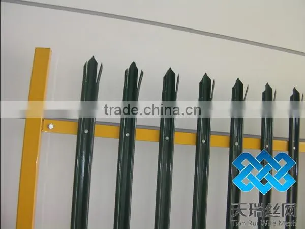 palisade fence /galvanized palisade fence/powder coated palsade fence