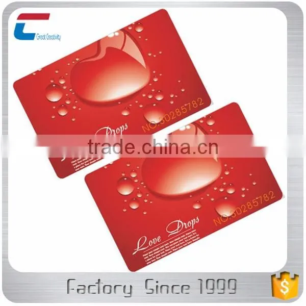 Thank You Letter Plastic Gift Cards/ Thanks Card