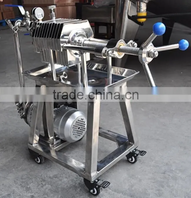 best popular sanitary stainless steel plate and frame filter press