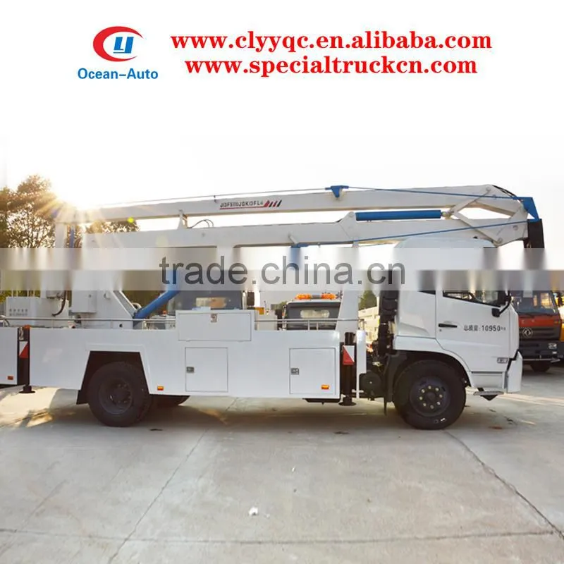 20-22m Dongfeng Kingrun Tail-lift Truck, Overhead Working Truck for Sale