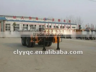 High quality New China Steel flat deck vehicle trailers for sale
