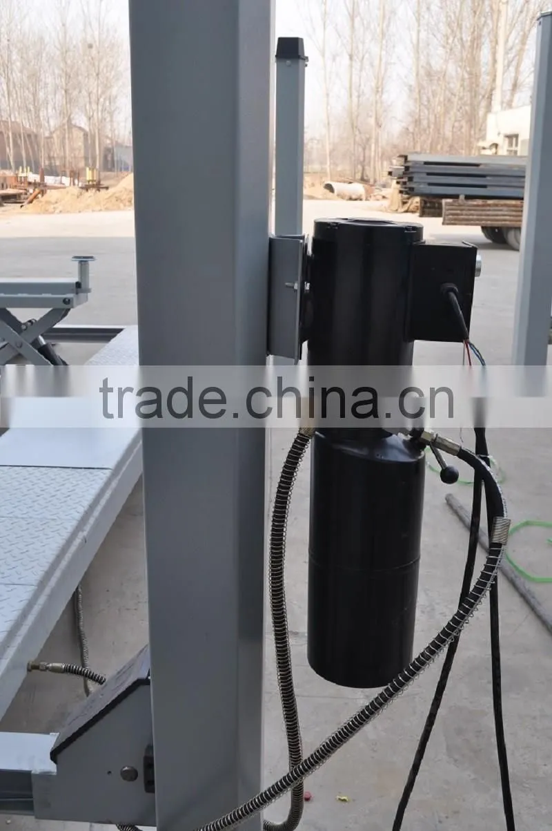 CE Approved Four Post Car Alignment Lift 4T Load
