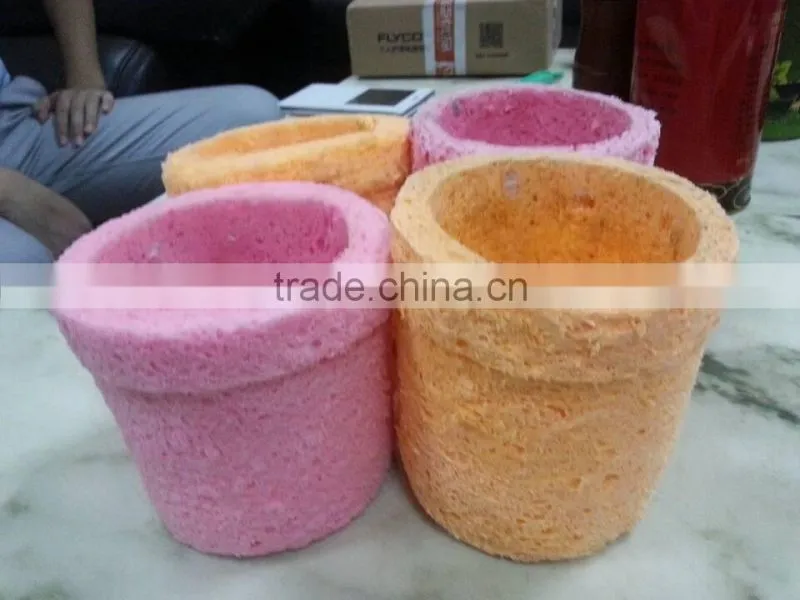 Biodegradable Cellulose Sponge flowerpot