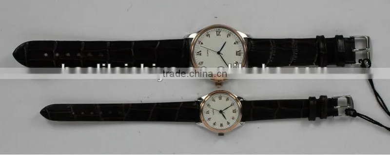 Kemp classical marked practical suit leatherette wristband watches