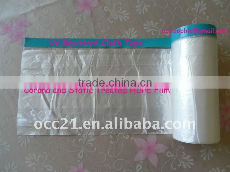 pretaped drop sheet