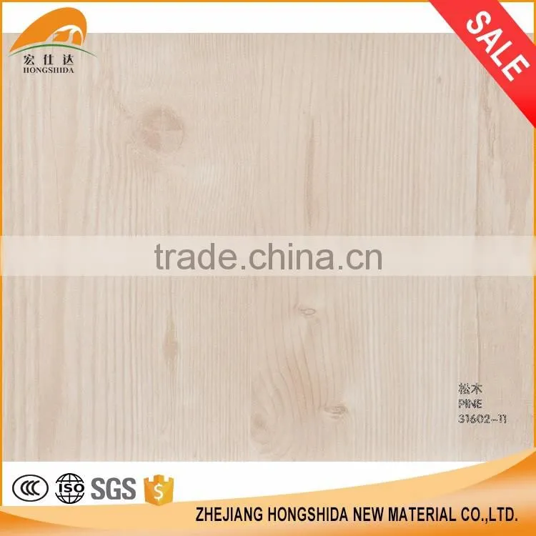 Wood grain vinyl PVC decorative films, self adhesive paper roll for house decoration furniture
