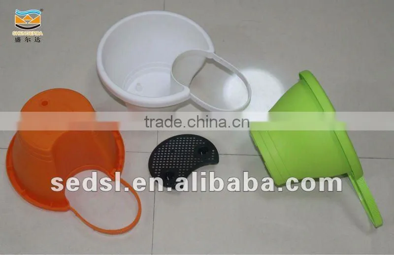 Plastic Material and PP Plastic Type plastic drainpipe flower pot