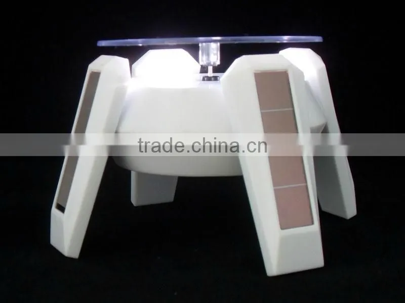 Solar Power Rotating Display Stand With 4 LED Light For Sale