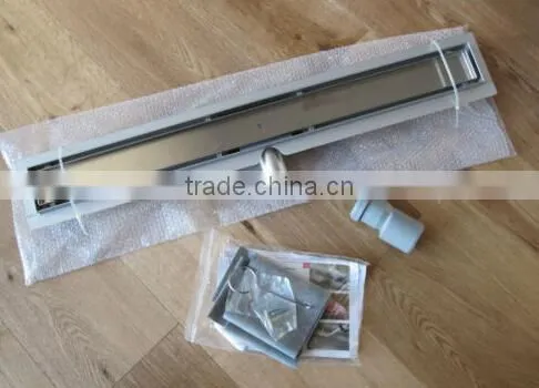 Linear shower drain stainless steel floor drain