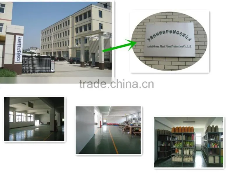 Anhui wholesale biodegradable and eco round bamboo fiber plant flower pot