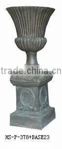 public cast iron flower pot / planter pots