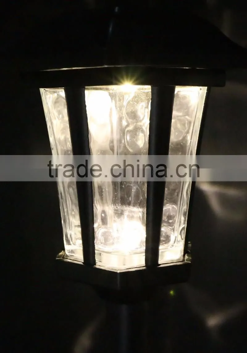 4pk Diecast Aluminum Solar Path Light Outdoor LED Landscape Lawn Garden Lamp -140 mm